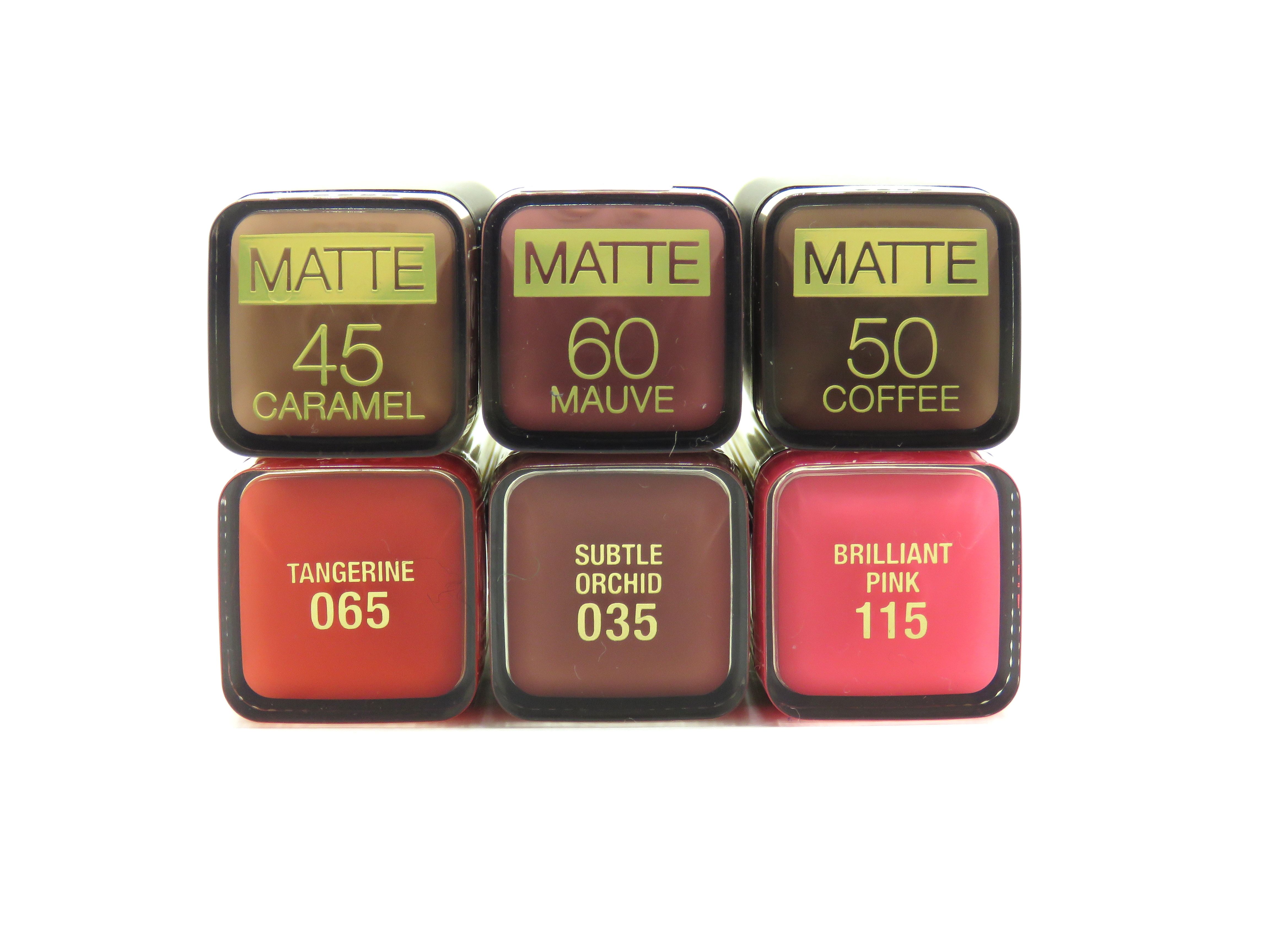 18 x Max Factor Colour Elixir & Matte Lipsticks - ASSORTED